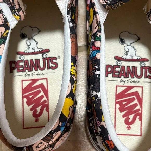 Vans Women’s or Men’s Peanuts Print Slip-On Sneakers - Multicolor - Picture 4 of 7